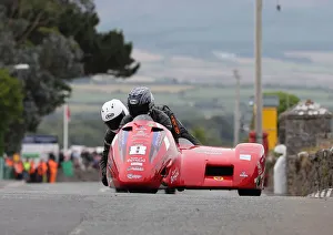 Images Dated 2nd August 2022: Darren Hope & Lenny Bumfrey (LCR Suzuki) 2022 Southern 100