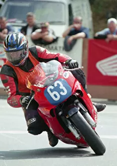 Images Dated 2nd July 2020: Darren Turner (Honda) 2002 Junior TT