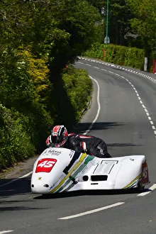 Images Dated 31st October 2020: Darryl Rayner & Richard Lawrence (Shelbourne Honda) 2015 Sidecar TT