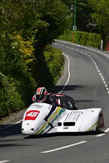 Darryl Rayner & Richard Lawrence (Shelbourne Honda) 2015 Sidecar TT