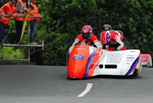 2018 Sidecar Tt Prints: Darryl Rayner & Wendy Campbell (Shelbourne Honda) 2018 Sidecar TT