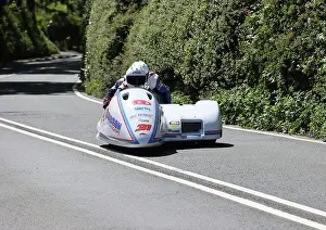 Suzuki Prints: Daryl Gibson Tom Christie CES Suzuki 2023 Sidecar TT
