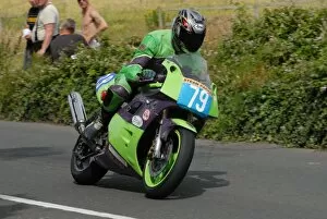 Images Dated 16th July 2009: Dave Clarke (Kawasaki) 2009 Southern 100
