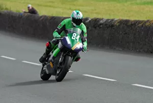 Images Dated 12th July 2012: Dave Clarke (Kawasaki) 2012 Southern 100