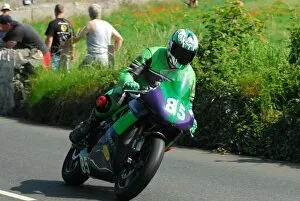 Images Dated 11th July 2013: Dave Clarke (Kawasaki) 2013 Southern 100