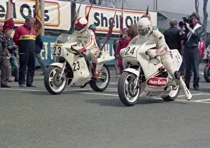 Dave Dean (Suzuki) and Peter Rubatto (Suzuki) 1986 Formula One TT