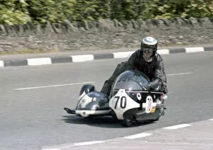 Images Dated 18th August 2021: Dave Dickinson & Malcolm Brett (BMW) 1979 Sidecar TT
