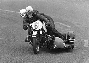 Images Dated 24th April 2023: Dave Dickinson Stan Cooper BMW 1971 Sidecar 500 TT