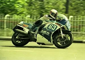 Images Dated 9th December 2017: Dave Eaves (Suzuki) 1986 Production B TT