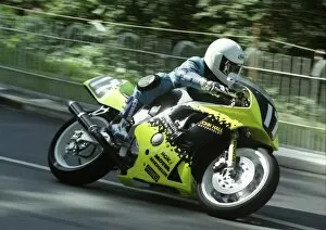 Images Dated 29th January 2018: Dave Eaves (Yamaha) 1993 Supersport 400 TT