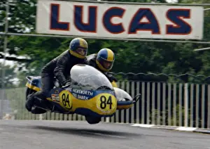 Dave Hemsworth & Jim Johnson (BSA) 1974 750 Sidecar TT