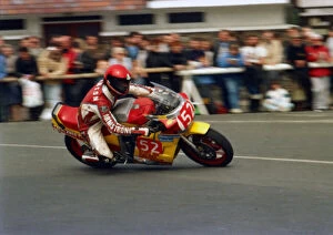 Images Dated 30th July 2021: Dave Lawson (Suzuki) 1987 Newcomers Manx Grand Prix
