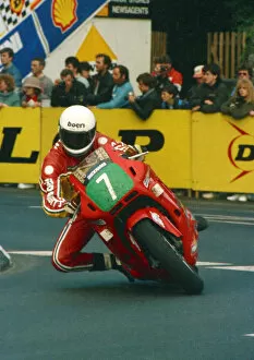 Images Dated 18th May 2018: Dave Leach (Honda) 1988 Production C TT