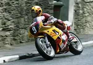 Images Dated 18th July 2011: Dave Leach at Union Mills: 1991 Supersport 400 TT