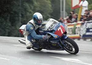 Images Dated 22nd May 2021: Dave Leach (Yamaha) 1989 Production 750 TT
