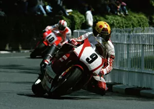 Images Dated 7th September 2019: Dave Leach (Yamaha) 1991 Formula One TT