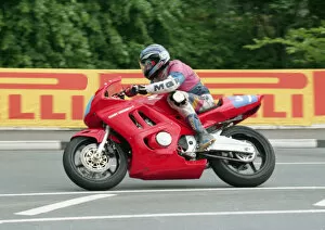 Images Dated 10th June 2020: Dave Madsen-Mygdal (Honda) 1998 Junior TT