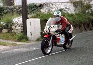 Images Dated 9th March 2019: Dave McKinstry (Yamaha) 1980 Junior Manx Grand Prix