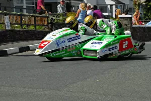 Dave Molyneux & Benjamin Binns (DMR Kawasaki) 2014 Southern 100