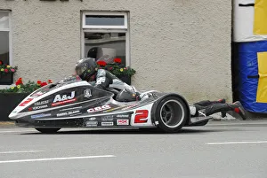 Images Dated 8th June 2018: Dave Molyneux & Dan Sayle (Yamaha DMR) 2018 Sidecar TT