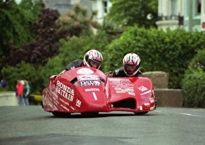 Dave Molyneux & Doug Jewell (DMR Honda) 1998 Sidecar TT