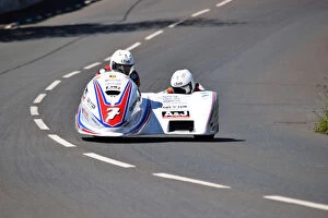 Images Dated 6th June 2019: Dave Molyneux & Harry Payne (Yamaha) 2019 Sidecar TT