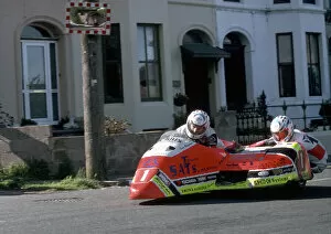 Dave Molyneux Gallery: Dave Molyneux & Peter Hill (DMR) 1994 Sidecar TT