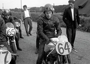 Images Dated 26th March 2023: Dave Patrick BSA 1960 Senior Manx Grand Prix Practice