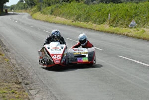 Images Dated 17th July 2010: Dave Quirk & Jamie Scarffe (Yamaha) 2010 Jurby Road