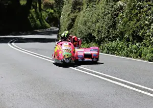Suzuki Prints: Dave Quirk Karl Schofield Ireson Suzuki 2023 Sidecar TT