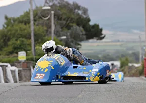 Images Dated 2nd August 2022: Dave Quirk & Karl Schofield (Ireson Suzuki) 2022 Southern 100
