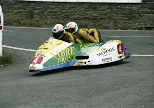 Dave Saville Gallery: Dave Saville & Nick Roche (Sabre) 1992 Sidecar TT
