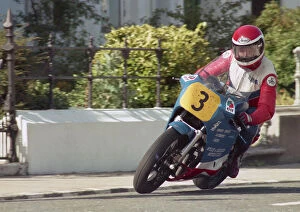 Images Dated 27th February 2020: Dave Sharratt (Suzuki) 1987 Senior Manx Grand Prix