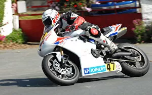 Images Dated 12th July 2021: Dave Taylor (Triumph) 2010 Senior Manx Grand Prix