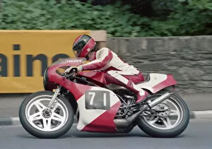 Images Dated 19th October 2020: Dave Thurlow (Yamaha) 1986 Formula Two TT