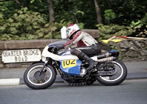Images Dated 27th July 2021: Dave Turner (Triumph) 1990 Senior Classic Manx Grand Prix