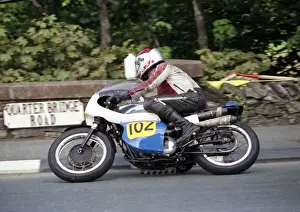 1990 Senior Classic Manx Grand Prix Prints: Dave Turner (Triumph) 1990 Senior Classic Manx Grand Prix