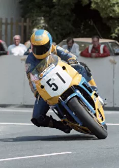 Images Dated 29th April 2020: Dave Woolams (Yamaha) 1991 Formula One TT