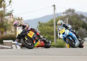 Davey Todd (Honda) and Dean Harrison (Kawasaki) 2022 Southern 100