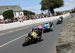 Davey Todd (Honda) Dean Harrison (Kawasaki) and Michael Dunlop (Yamaha) 2022 Southern 100
