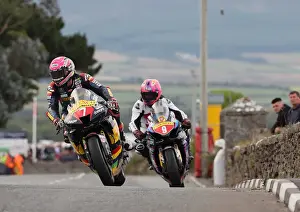 Davey Todd (Honda) and Forest Dunn (Suzuki) 2022 Southern 100