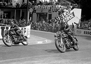 Matchless Gallery: David Andrews and Neville Wooderson (Matchless) 1953 Senior Clubman TT
