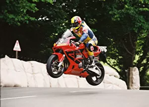 Images Dated 17th August 2018: David Bell (Honda) 2004 Production 600 TT