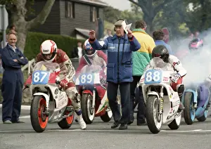 David Binch & Beth Margrain (Yamaha) 1992 Junior Manx Grand Prix