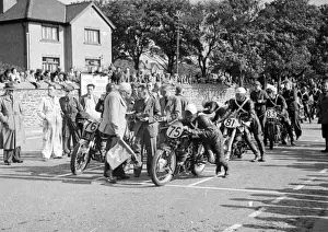 David Bogie (Velocette) 1950 Senior Manx Grand Prix