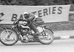 Images Dated 15th August 2022: David Bogie (Velocette) 1951 Junior Manx Grand Prix