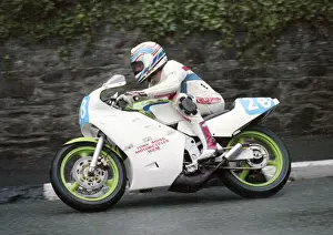 David Bowie (Kawasaki) 1990 Junior Manx Grand Prix