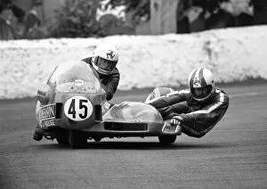 Images Dated 4th August 2021: David Costain & Barry Costain (Honda) 1981 Southern 100
