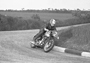 Images Dated 23rd October 2021: David Dalziel (Triumph) 1955 Senior Clubman TT