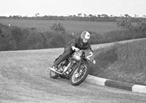 Images Dated 23rd October 2021: David Dalziel (Triumph) 1955 Senior Clubman TT
